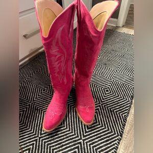 Pink Western Women's Boots